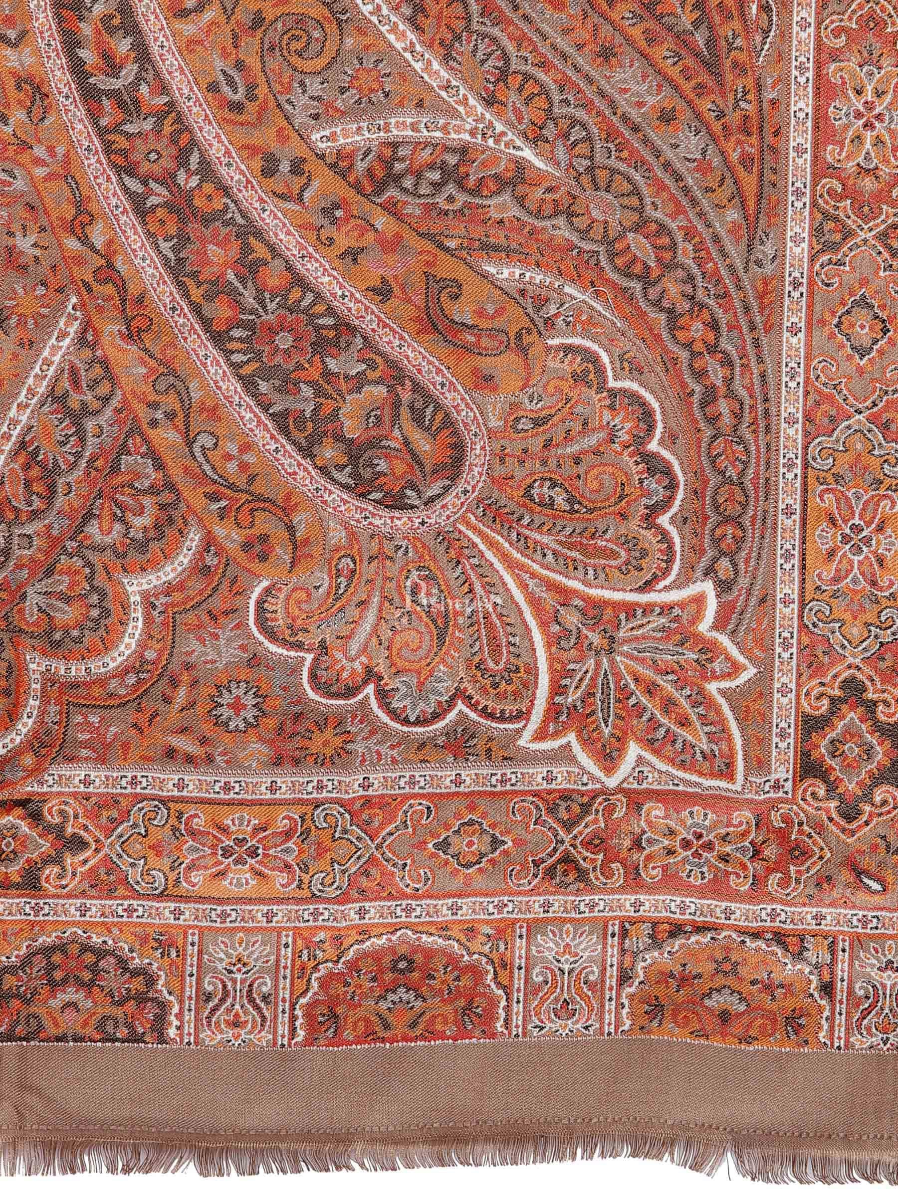 Pashtush India Womens Shawls Pashtush Womens Antique Heritage Design, Jamawar Ethnic Shawl