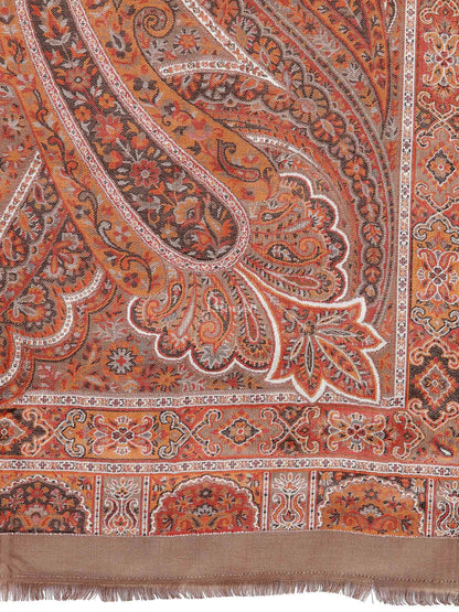 Pashtush India Womens Shawls Pashtush Womens Antique Heritage Design, Jamawar Ethnic Shawl