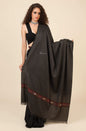 Pashtush India 100x200 Pashtush Womens Aztec Weave Shawl from Himachal, Black