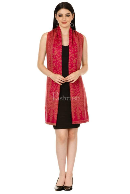 Pashtush Shawl Store Stole Pashtush Womens Bamboo Jacquard Scarf, Reversible