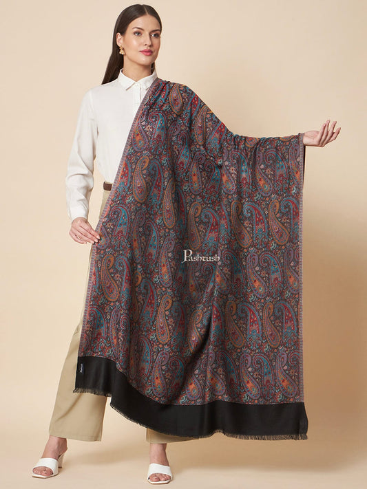 Pashtush India Womens Shawls Pashtush Womens Bamboo Shawl, Chanting Paisley Design, Multicolour