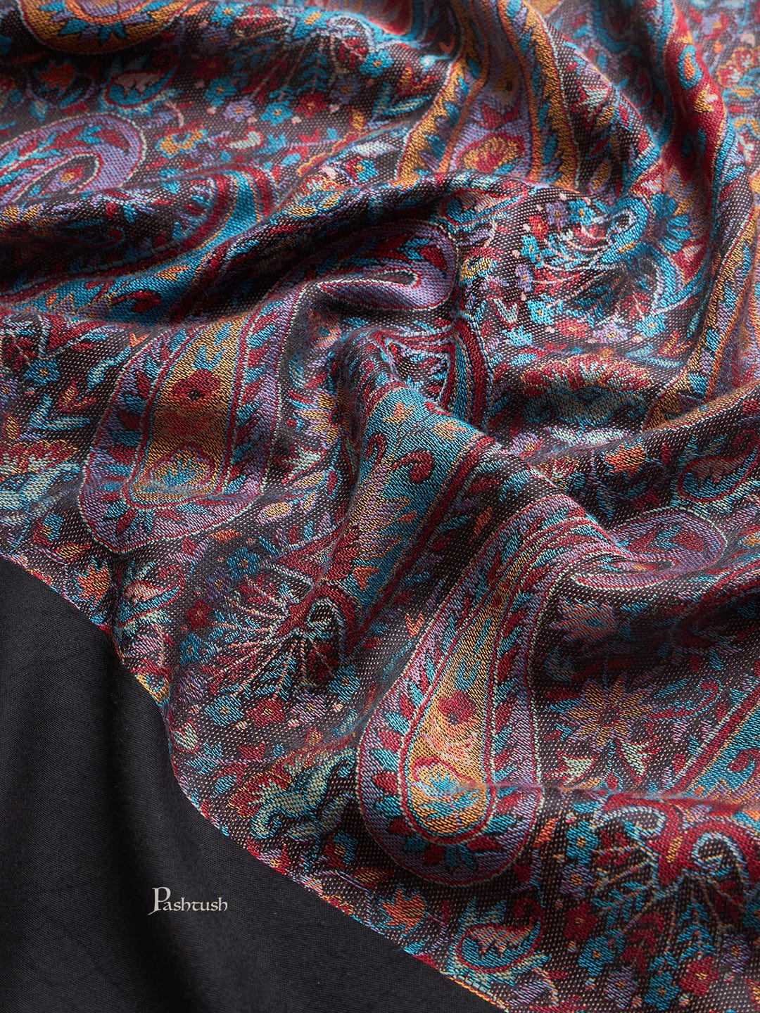 Pashtush India Womens Shawls Pashtush Womens Bamboo Shawl, Chanting Paisley Design, Multicolour