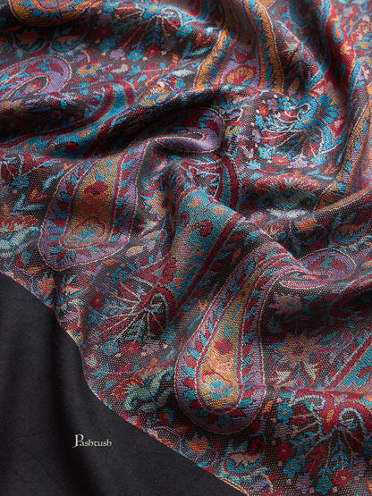 Pashtush India Womens Shawls Pashtush Womens Bamboo Shawl, Chanting Paisley Design, Multicolour