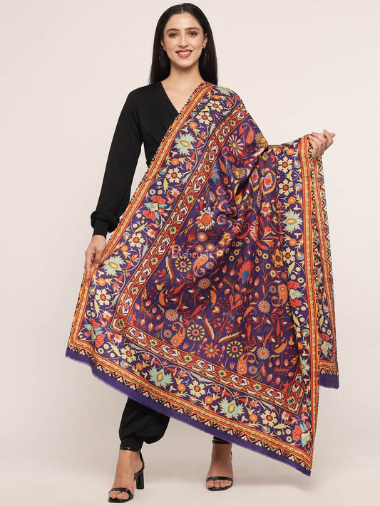 Pashtush India Womens Shawls Pashtush womens bamboo shawl, kalamkari printed design, Multicolour