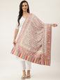 Pashtush India Womens Shawls Pashtush womens bamboo shawl, Woven ethnic design, Ivory