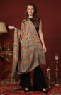 Pashtush India 100x200 Pashtush Womens Beige Pure Wool Woven Design Kaani Shawl beige