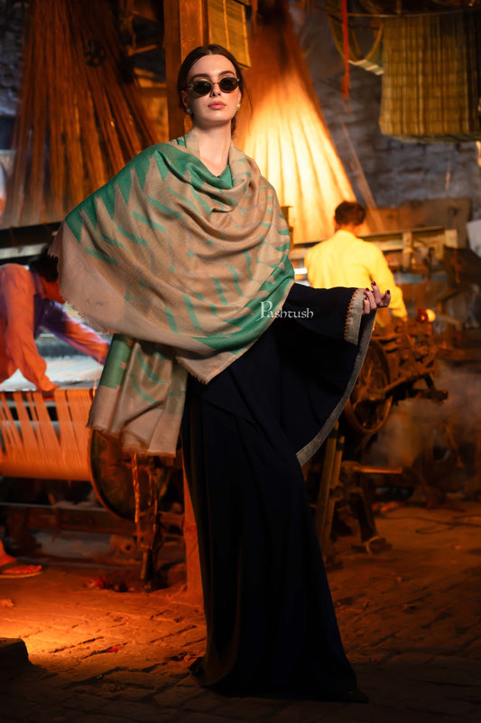 Pashtush India Womens Stoles and Scarves Scarf Pashtush Womens Cashmere Stole,  Design, Multicolour