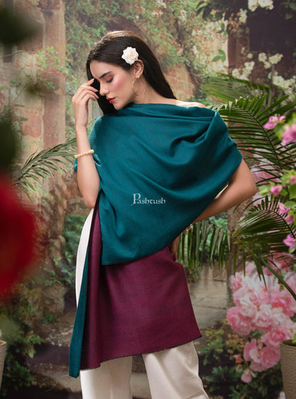 Pashtush India Womens Stoles and Scarves Scarf Pashtush womens cashmere stole, reversible design, Multicolour