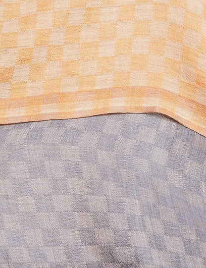 Pashtush India 70x200 Pashtush Womens Cashmere Wool Scarf, Reversible Twin Coloured Scarf, Amber Skies