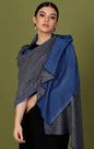 Pashtush Store Stole Pashtush Womens Cashmere Wool Scarf, Reversible Weave, Twin Coloured Scarf