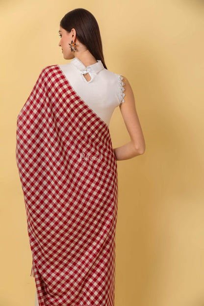 Pashtush India 100x200 Pashtush Womens Check Shawl, Ultra soft Wool, Full Size