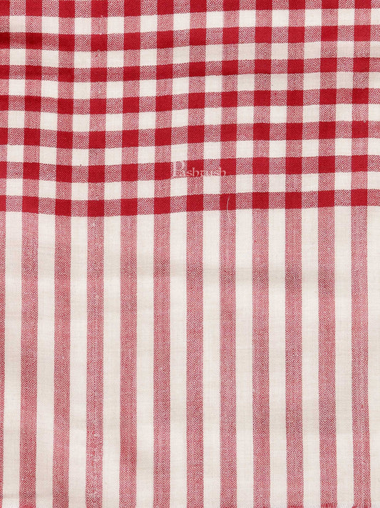 Pashtush India Womens Shawls Pashtush Womens Check Shawl, Ultra Soft Wool, Full Size