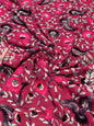 Pashtush Womens Dupatta, 100% Hand Embroidered Needlework Work, Free Size, Multi-Coloured