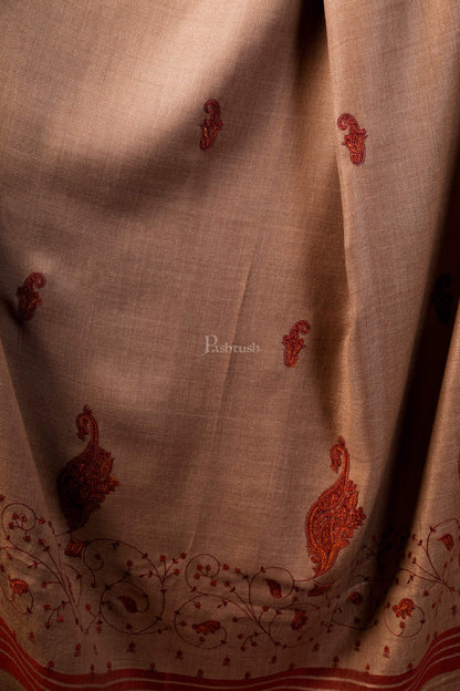 Pashtush India 114x228 Pashtush Womens Embroidery Shawl, Large and Warm