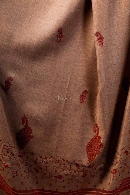 Pashtush India 114x228 Pashtush Womens Embroidery Shawl, Large and Warm