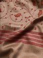 Pashtush India Womens Shawls Pashtush Womens Embroidery Shawl, Large And Warm, Brown