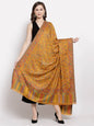 Pashtush India Womens Shawls Pashtush Womens Ethnic Shawl, Faux Pashmina, Soft And Warm, Mustard