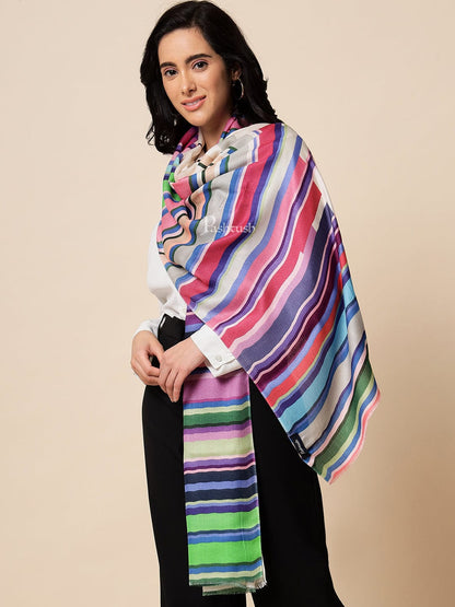 Pashtush India Womens Stoles and Scarves Scarf Pashtush Womens Extra Fine Soft Bamboo Stole, Multicolour
