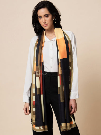 Pashtush India Womens Stoles and Scarves Scarf Pashtush Womens Extra Fine Soft Bamboo Stole, Multicolour