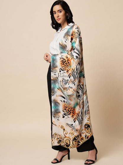 Pashtush India Womens Stoles and Scarves Scarf Pashtush Womens Extra Fine Soft Bamboo Stole, Multicolour