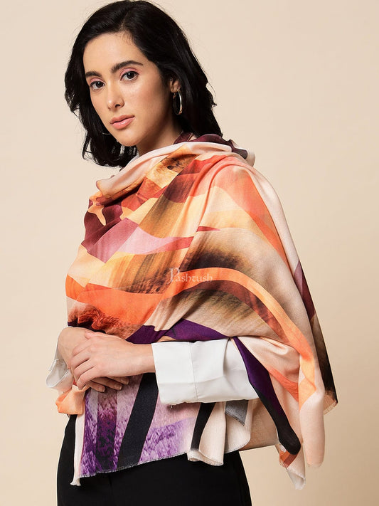 Pashtush India Womens Stoles and Scarves Scarf Pashtush Womens Extra Fine Soft Bamboo Stole, Multicolour