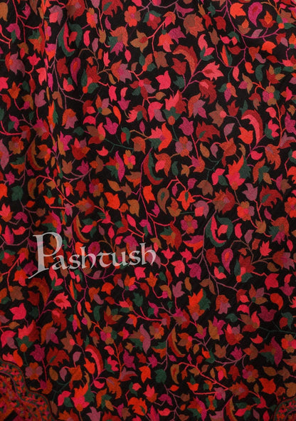 Pashtush India 100x200 Pashtush Womens Extra Fine Soft Kaani Weave Shawl, Fine Wool