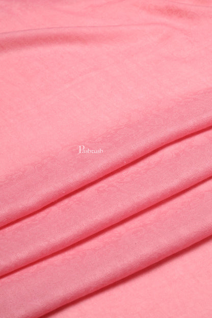 Pashtush India Womens Shawls Pashtush Womens Extra Fine Wool Shawl,  Design, Pink