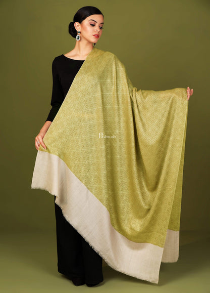 Pashtush India 114x228 Pashtush Womens Extra Fine Wool Shawl, Jacquard, Soft, Warm and Ultra Light Weight