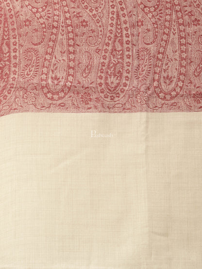 Pashtush India Womens Shawls Pashtush Womens Extra Fine Wool Shawl, Jacquard, Soft, Warm And Ultra Light Weight