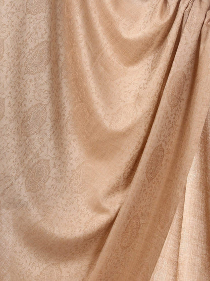 Pashtush India 100x200 Pashtush Womens Extra Fine WooL Shawl, Jacquard, Soft, Warm and Ultra Light Weight