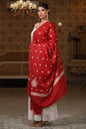 Pashtush India Womens Shawls Pashtush Womens Extra Fine Wool Shawl, Tone And Tone Ambi Design, Maroon