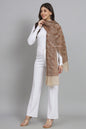 Pashtush India Womens Stoles and Scarves Scarf Pashtush Womens Extra Fine Wool Stole,  Design, Orange
