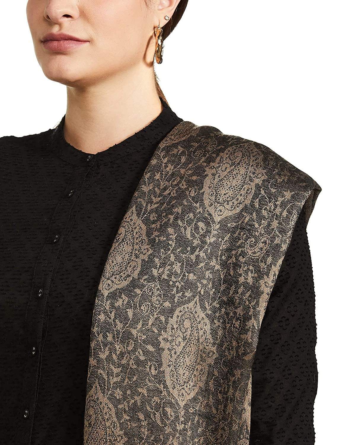 Pashtush India 70x200 Pashtush Womens Extra Fine Wool Stole, Soft, Warm and Light Weight