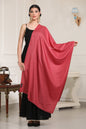 Pashtush India Womens Stoles Pashtush Womens Extra Fine Wool Stole, Solid Plain Design, Rose