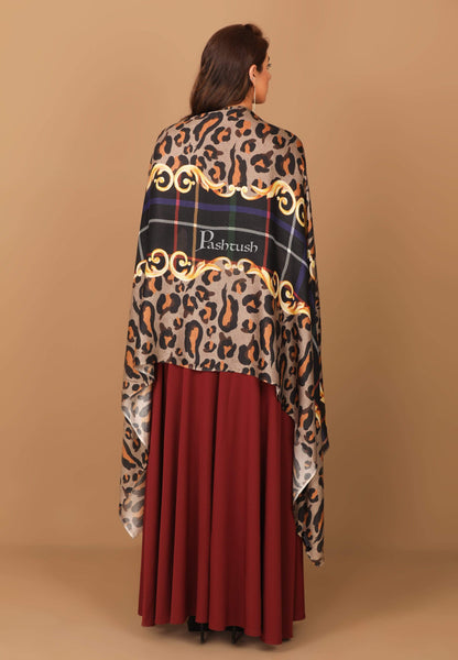Pashtush India Stole Pashtush Womens Extra Soft, Printed Bamboo Scarf