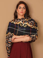 Pashtush India Stole Pashtush Womens Extra Soft, Printed Bamboo Scarf
