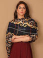 Pashtush India Stole Pashtush Womens Extra Soft, Printed Bamboo Scarf