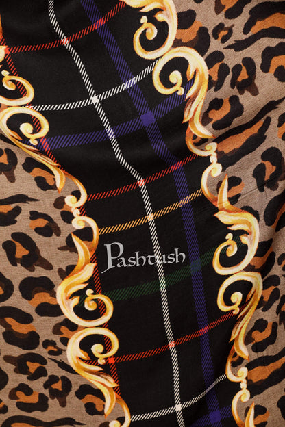 Pashtush India Stole Pashtush Womens Extra Soft, Printed Bamboo Scarf