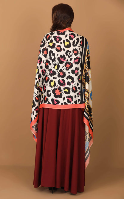 Pashtush India Stole Pashtush Womens Extra Soft, Printed Bamboo Scarf
