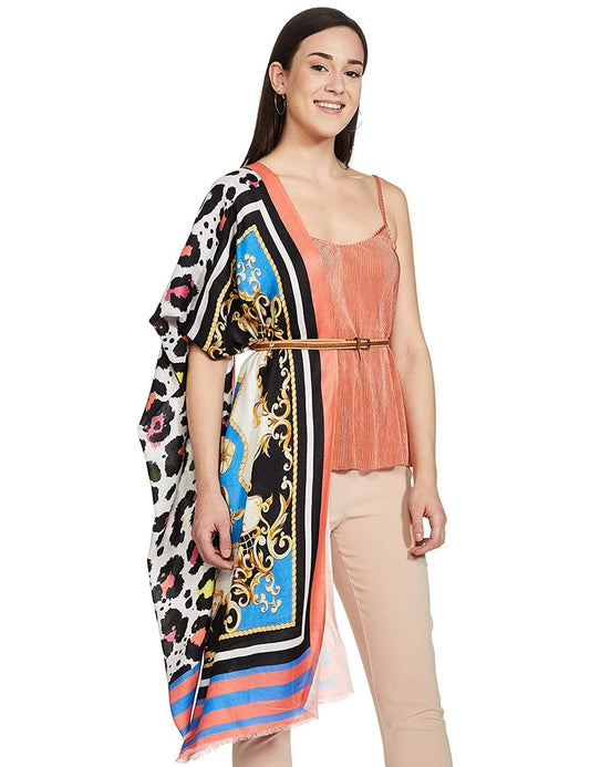 Pashtush India 70x200 Pashtush Womens Extra Soft, Printed Bamboo Scarf