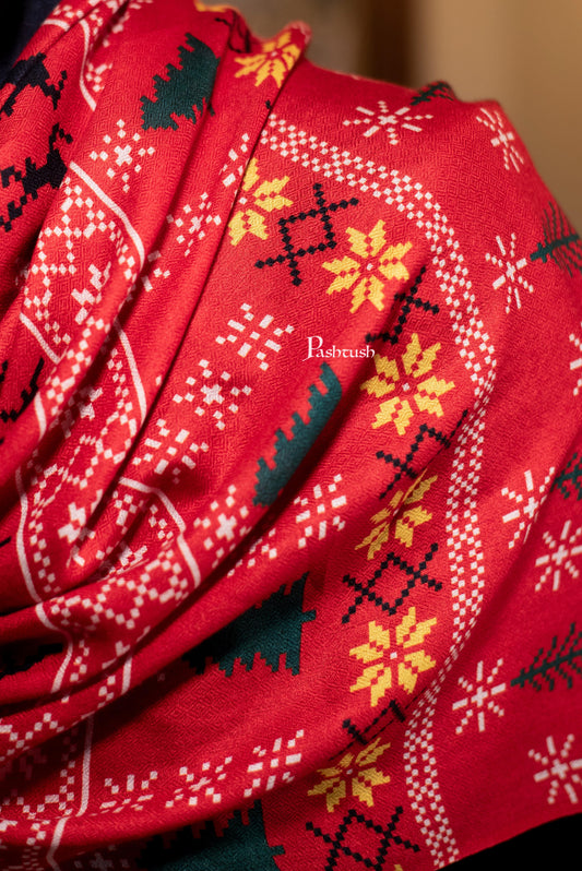 Pashtush India womens scarf and Stoles Pashtush Womens Extra Soft, Printed Bamboo Scarf