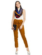 Pashtush India 70x200 Pashtush Womens Extra Soft, Printed Bamboo Scarf, Bold Freedom Stripes