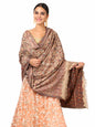 Pashtush India Womens Shawls Pashtush Womens Faux Pashmina, Ethnic Weave Shawl, Beige
