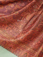 Pashtush India Womens Shawls Pashtush Womens Faux Pashmina Shawl, Ethnic Weave Design, Beige
