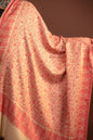 Pashtush India Womens Shawls Pashtush Womens Faux Pashmina Shawl, Ethnic  Weave Design, Beige And Red