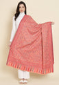 Pashtush India Womens Shawls Pashtush Womens Faux Pashmina Shawl, Paisley Ethnic Woven Design, Peach
