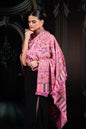 Pashtush India Womens Shawls Pashtush Womens Faux Pashmina Shawl, Woven Bagh Design, Light Pink