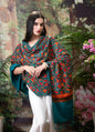 Pashtush India Womens Stoles and Scarves Scarf Pashtush womens Faux Pashmina stole, Aari embroidery design, Arabic Sea green
