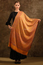 Pashtush India Womens Stoles Pashtush Womens Faux Pashmina Stole, Pasiley Design, Mustard