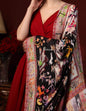 Pashtush India 70x200 Pashtush Womens fine Soft Bamboo Stole, Shikaardar Print Design